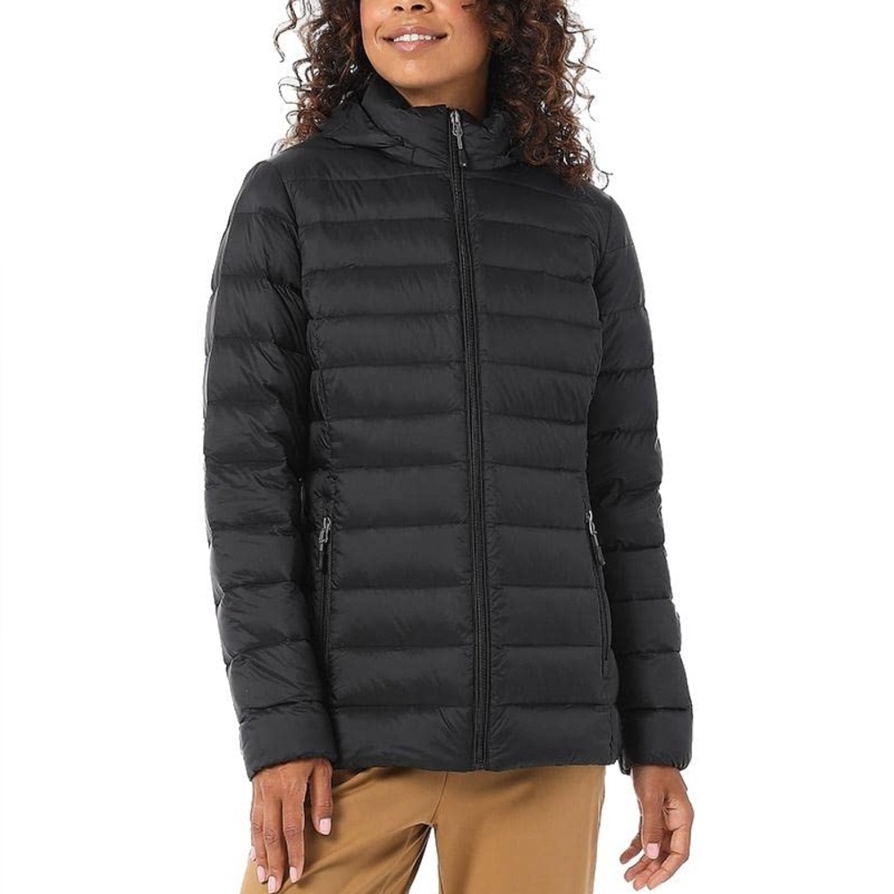 32 Degrees Women's Classic Black Puffer Jacket